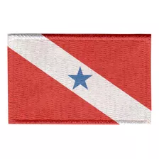 Patch Sublimado Bandeira Pará 5,5x3,5 Bordado