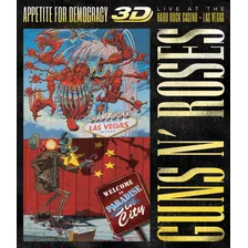 Blu Ray 3d Guns N' Roses - Appetite For Democracy