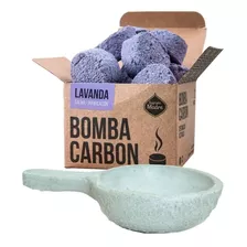 Bomba Carbón Sagrada Madre Lavanda Sahumador 