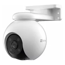 Ezviz Cámara De Seguridad Ptz Cs-h8-3k Pt Wifi 5mp 3k Conbertura Panoramica 360° Detección Humana Y De Vehiculos Con Ranura Para Micro Sd Luz Parpadeante Ideal Para Exteriores