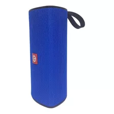 Caixa De Som Bluetooth Azul - Exbom