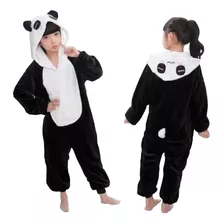 Pijama Enterito Plush Para Niño Niña De Panda