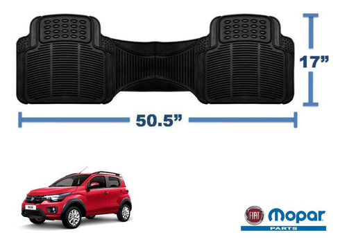 Tapetes Uso Rudo Fiat Mobi 2020 Marca Rubber Black Foto 3