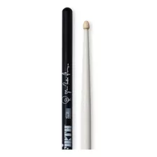 Baqueta Questlove Ponta De Madeira Sat Vic Firth Cor Preto E Branco Tamanho 43,18 Cm