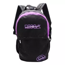 Mochila Urbana Risca 9072 Cor Roxa Design Liso 21.5l