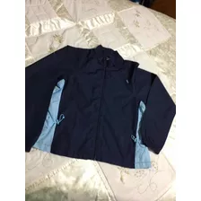 Fila Chamarra Repelente Al Agua Para Dama Talla Xl Azul