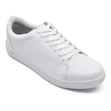 Tenis Sneaker Blanco Liso Casual Hombre Ferrato Original