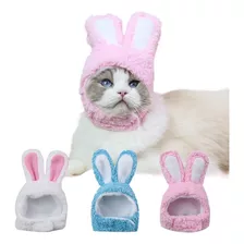 Gorro Con Orejas De Conejo Para Gato O Perro Animal Pequeño 