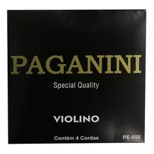 Encordoamento Paganini Violino 3/4 E Ou 4/4 Jogo De Corda