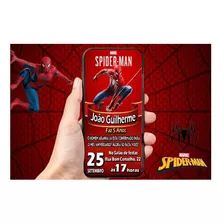 Convite Digital Homem Aranha Para Whatsapp