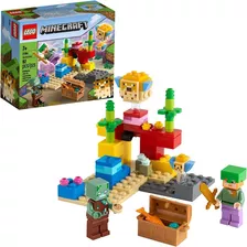 Lego Minecraft The Coral 21164 Juguete Marino De Minecraft