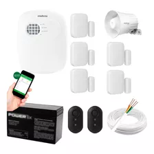 Kit Alarme Intelbras Monitorado App Celular 5 Sensor Sem Fio