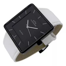 Reloj Montreal Hombre Ml1531 Caja Delgada Malla De Eco Cuero