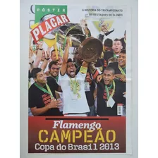 Flamengo Campeão Copa Do Brasil 2013 - Placar - Frete Grátis