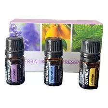  Kit Apresentação 3 Óleos - Peppermint, Lavanda E Lemon- 5ml