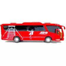 Autobus Irizar Ado Rojo Azul Rosa Esc 1:68 Kinsfun 