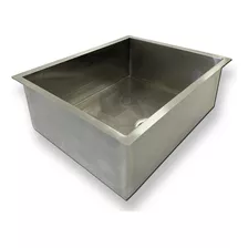 Cuba De Inox 50x40 Quadrada Cozinha Pia Varanda