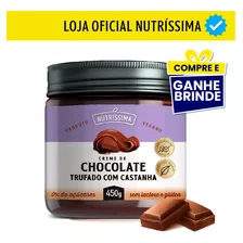 Creme De Chocolate Trufado Com Castanha 450g