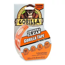 Gorilla Cinta Reparaciones - 51mmx8m, Transparente -4 Rollos