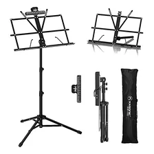 Kasonic Soporte Musica Plegable 2 1 Doble Uso Soporte Libro 