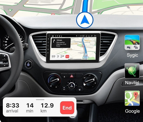 Android Hyundai Accent 2018-2022 Gps Radio Touch Mirrorlink Foto 5