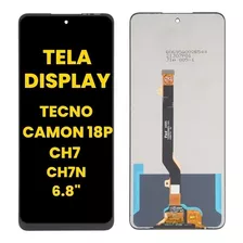 Tela Display Touch Frontal Lcd Cristal Tecno Camon 18p Ch7