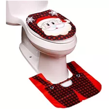 Fundas De Navidad Set Juego De Baño Decoracion Navideña 2pzs