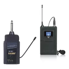 Micrófono Inalámbrico Solapero Uhf Es-360 Ampro - Escar