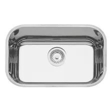 Cuba Inox Tramontina 47x30x14cm De Embutir Polida Cor Prateado