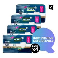 Pack X 4 Ropa Interior Desc Bigfral Pants Premium X 20 P - M