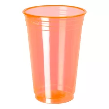 Vaso Neón 300 Ml Copobras Ppt330 X 25 U Color Naranja