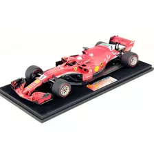 Miniatura Ferrari Sf71h #5 Vettel Canada 2018 1/18 Looksmart