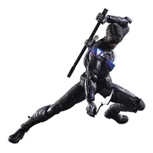 Asa Noturna Arts Kai Nightwing Batman Arkham Knight Dc 24 Cm