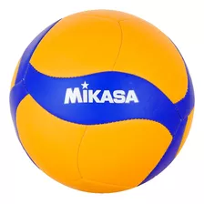 Bola De Vôlei De Quadra V370w Oficial Amarelo E Azul Mikasa