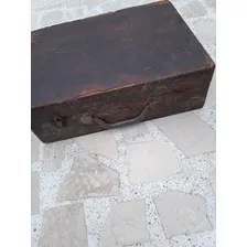 Antigua Caja De Madera