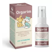 Sistema De Terapia Orgapet Orgarim Cães E Gatos Spray 30ml