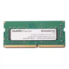 Memoria Ram Essentials 8gb 1 Mushkin Mes4s266kf8g