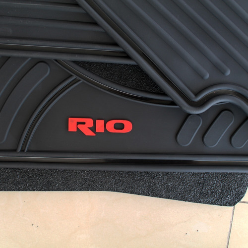 Tapetes Originales Kia Rio Uso Rudo Logo Rojo 1a8 A La Medid Foto 6