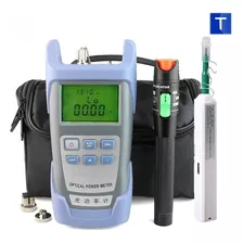 Kit Fibra Óptica Ftth 7pzs Power Meter Vfl 30mw Lapiz 2.5mm