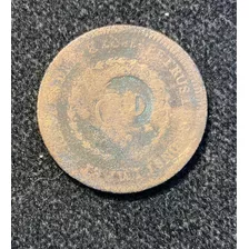 18359 Moeda 40 Réis 1827r Carimbo 20 Réis Cobre 