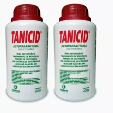 Kit 2x Tanicid 200 Gr - Ectoparasiticida P/ Bovinos E Equino