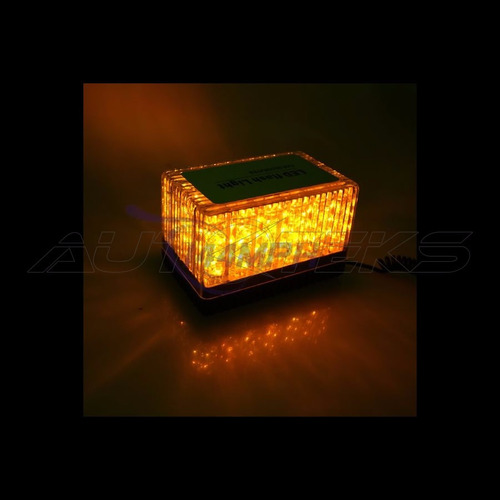 Mini Torreta 48 Leds Ambar Estrobo Destellador Foto 3