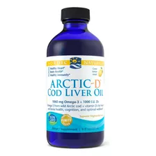 Nordic Naturals Arctic-d Aceite De Hgado De Bacalao, Limn, 8