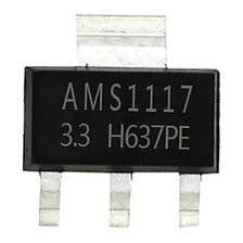 Regulador Tensão Ams1117 3.3v 1a Smd Arduino - 10 Pçs - Full