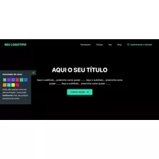 Landing Page De Alta Conversão, Insira Sua Logo E Textos