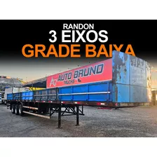 Carreta Randon Grade Baixa Ls 3 Eixos Porta Contêiner De 14m