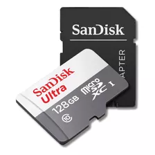 Cartão Memória Micro Sd Sandisk 128gb Classe10ultra Original