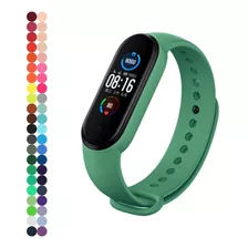 Pulseira Silicone Colorida Compatível Com Xiaomi Mi Band 5/6