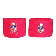 Muñequeras Cortas Par Wilson Rosas Nfl