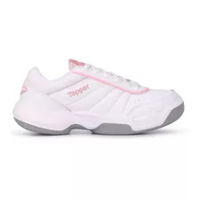 Zapatillas Topper Modelo Tenis Tie Break 3 Blanco/rosa